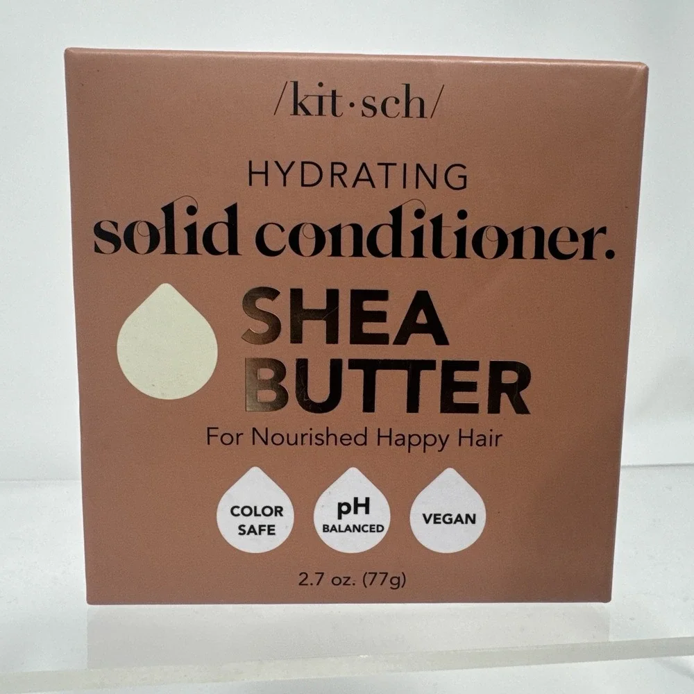 4 pack Kitsch Shea Butter Solid Conditioner Bar 2.7 oz. (77g) NEW